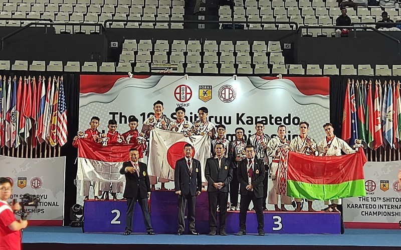 Tampil di Shitoryu Karatedo International Championships 2023, Atlet Indonesia Main Tanpa Beban