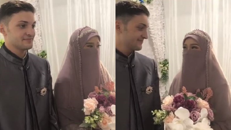 Bule Turki Nikahi Gadis Maluku Tengah, Netizen: Pengantin Viral Masohi Tahun Ini