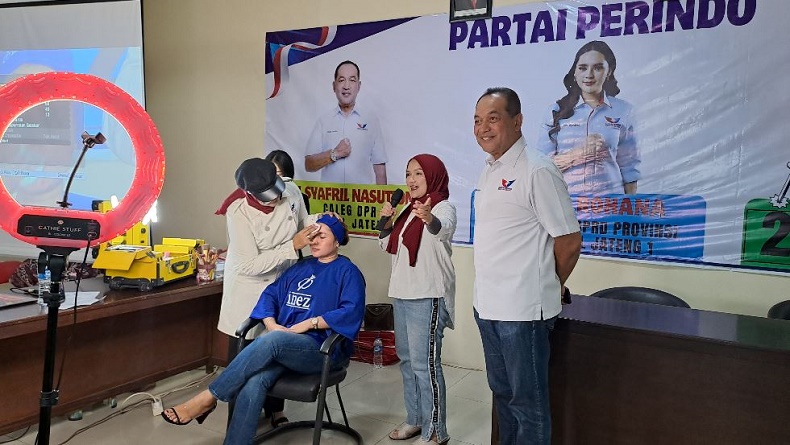 Bacaleg Partai Perindo Gelar Beauty Class di Semarang, Bentuk Perhatian ke Perempuan