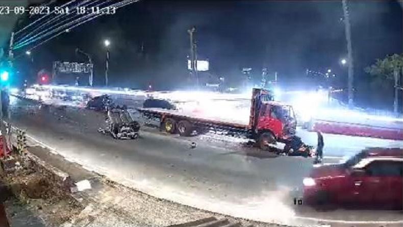 Kecelakaan Maut di Pintu Keluar Tol Bawen, Sopir Dibawa ke Kantor Polisi