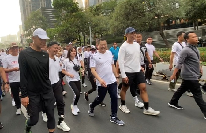 Ganjar Pranowo Lari Bareng Artis, Anwar BAB Senang Lihat Sosok Pemimpin yang Mengayomi Anak Muda