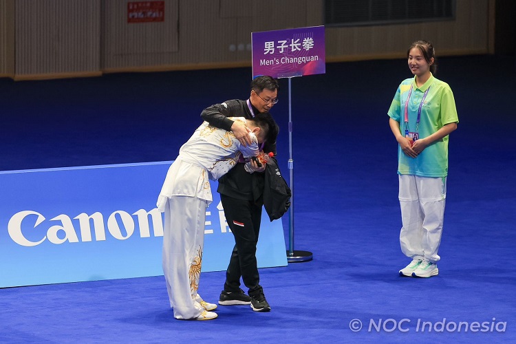 Lewati Titik Terendah, Edgar Xavier Menangis Raih Medali Perak Asian Games 2022