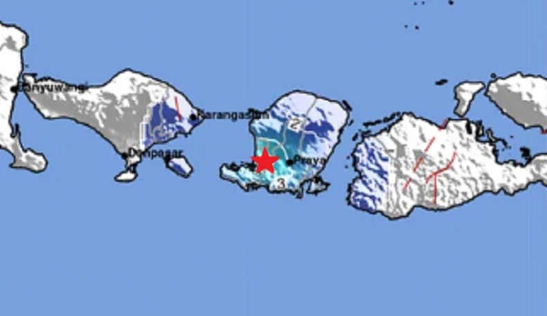 Gempa M 4,4 Guncang Lombok Barat Minggu Pagi Terasa hingga Bali