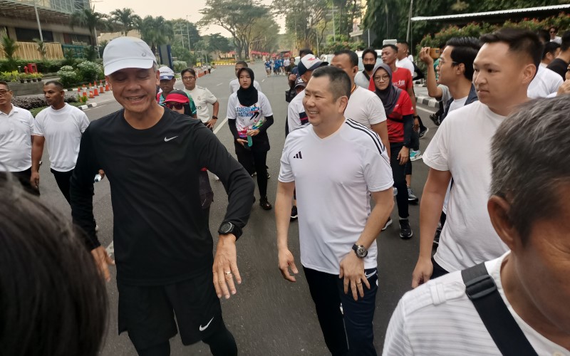 Kesan Hary Tanoesoedibjo usai Jalan Pagi Bareng Ganjar Pranowo: Pemimpin yang Ideal