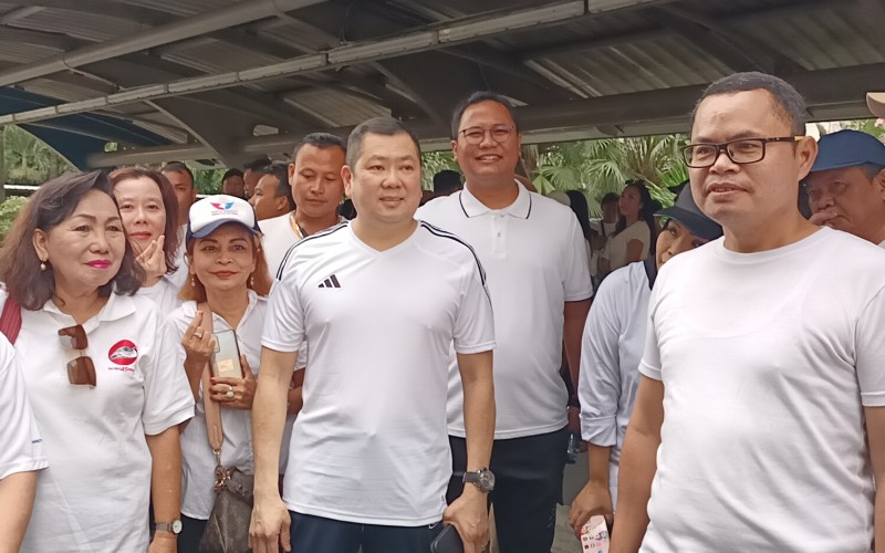 Tiba di SCBD, Hary Tanoesoedibjo Akan Jalan Pagi Bersama Ganjar Pranowo