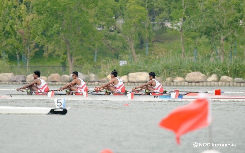 Tim Dayung Indonesia Gagal Tambah Medali di Asian Games 2022, CdM: Kami Belum Beruntung