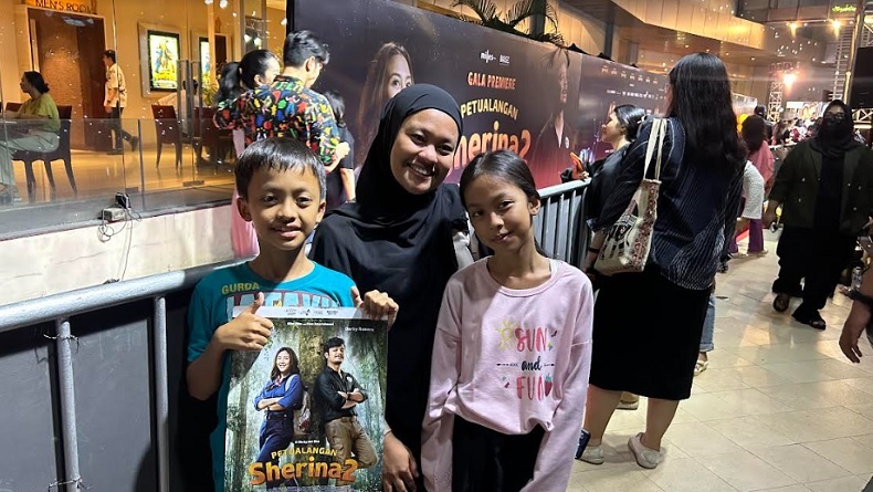 Ganjar Hadiri Screening Film Petualangan Sherina 2, Bocah Ini Girang Bisa Bersalaman