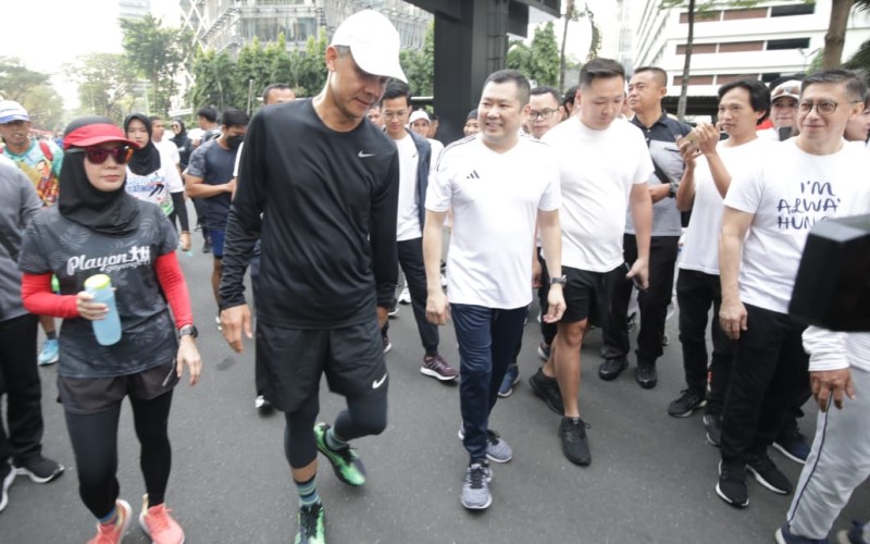 Hary Tanoesoedibjo: Hobi Ganjar dan Atiqoh Tunjukkan Contoh Pola Hidup Sehat