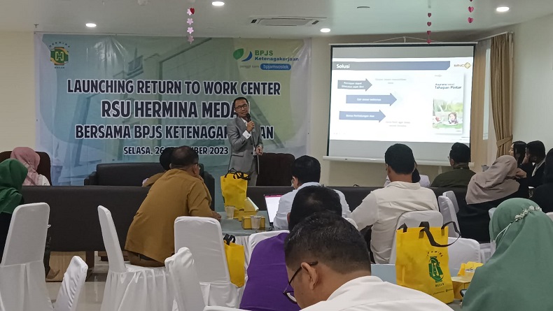 MNC Life Berikan Edukasi Literasi Keuangan Program Pendidikan di RTW Center RSU Hermina Medan