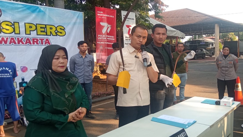 3 Pemuda Bikin Onar di Purwakarta, Kendarai Motor Boncengan lalu Sabet Warga Pakai Celurit