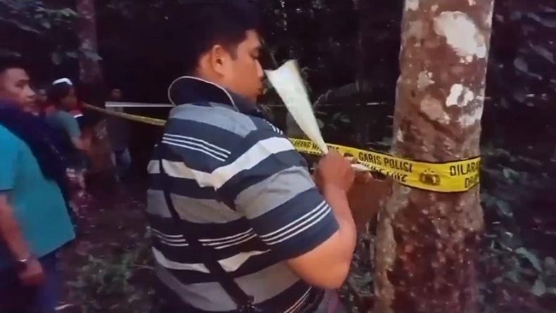 Batanghari Gempar, Mayat Pria Ditemukan di Kebun Karet Diduga Korban Pembunuhan