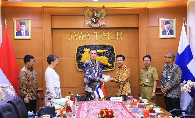 Pemprov Jatim Jajaki Kerja Sama Manufaktur hingga Pendidikan dengan Finlandia 