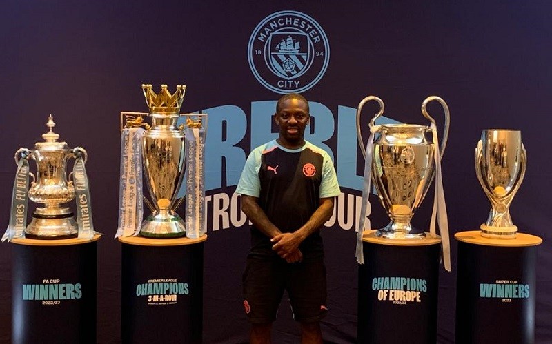 Treble Trophy Tour Man City Mampir di Jakarta, Shaun Wright-Phillips Senang Cuaca Ibu Kota