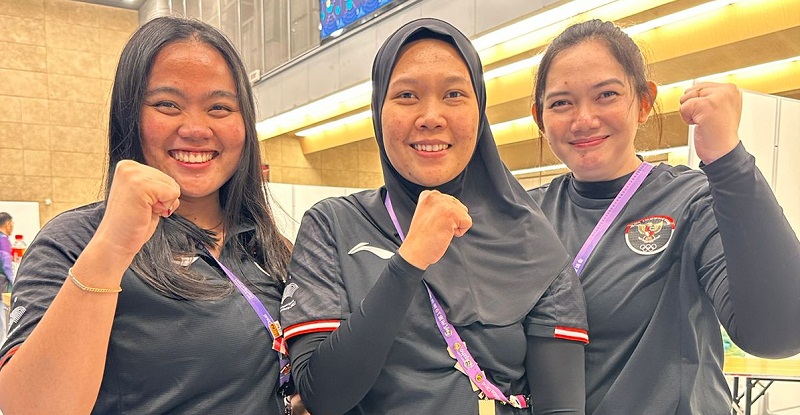 Hasil Asian Games 2023: Regu Menembak Putri Indonesia Sumbang Medali Perunggu
