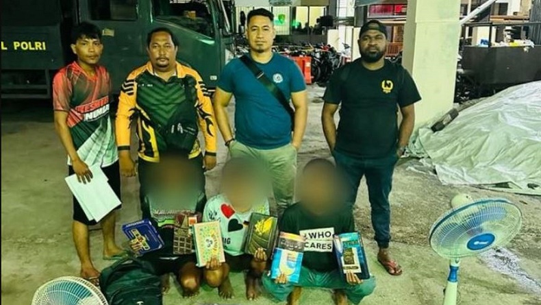 4 Pelajar Ditangkap Polisi, Nekat Mencuri di Kawasan Aspol Kloofkamp Jayapura