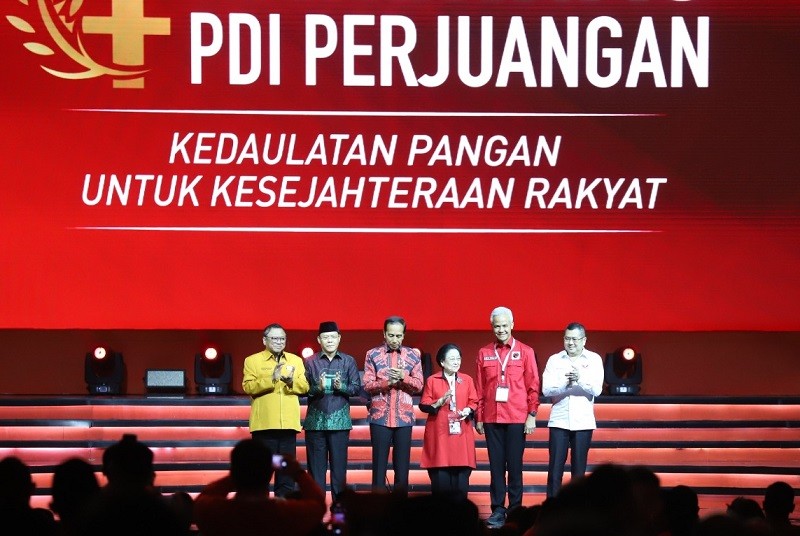 Hadiri Rakernas PDIP, HT: Kedaulatan Pangan Wujud Kemandirian Indonesia 