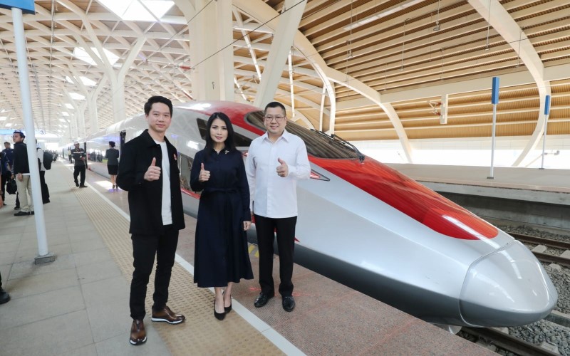 Jajal Kereta Cepat Whoosh, Hary Tanoesoedibjo: Saya Sangat Mendukung
