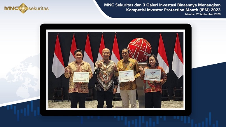 MNC Sekuritas dan 3 Galeri Investasi Binaannya Borong Juara dalam Kompetisi Investor Protection Month 2023
