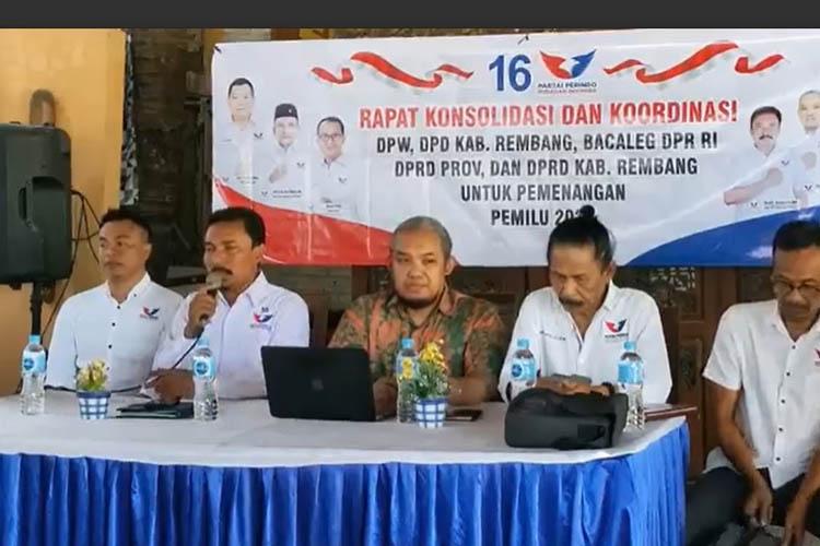 Konsolidasi DPD Partai Perindo Rembang, Yakin Raih 1 Kursi di Setiap Dapil