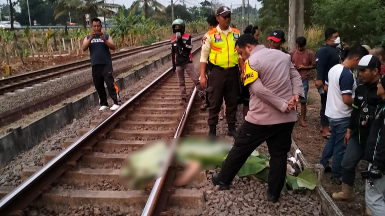 Pria Tewas Terlindas KRL di Serpong, Diduga Bunuh Diri