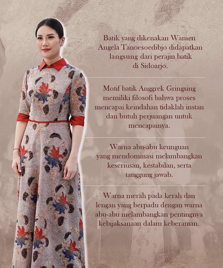 Tak Hanya Cantik, Ini Filosofi Batik Angela Tanoesoedibjo di Istana Berbatik
