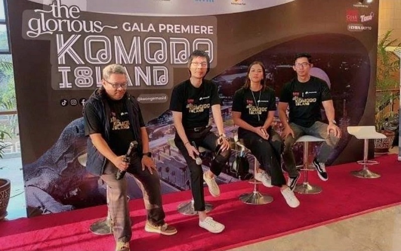 TMII dan Epson Indonesia Tarik Pengunjung Melalui Pertunjukan Laser di Wahana Keong Emas