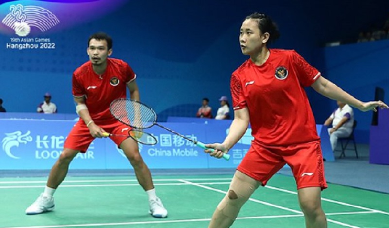 Hasil Asian Games 2022: Rinov/Pitha ke 16 Besar usai Bertarung Sengit Vs Duo Korsel