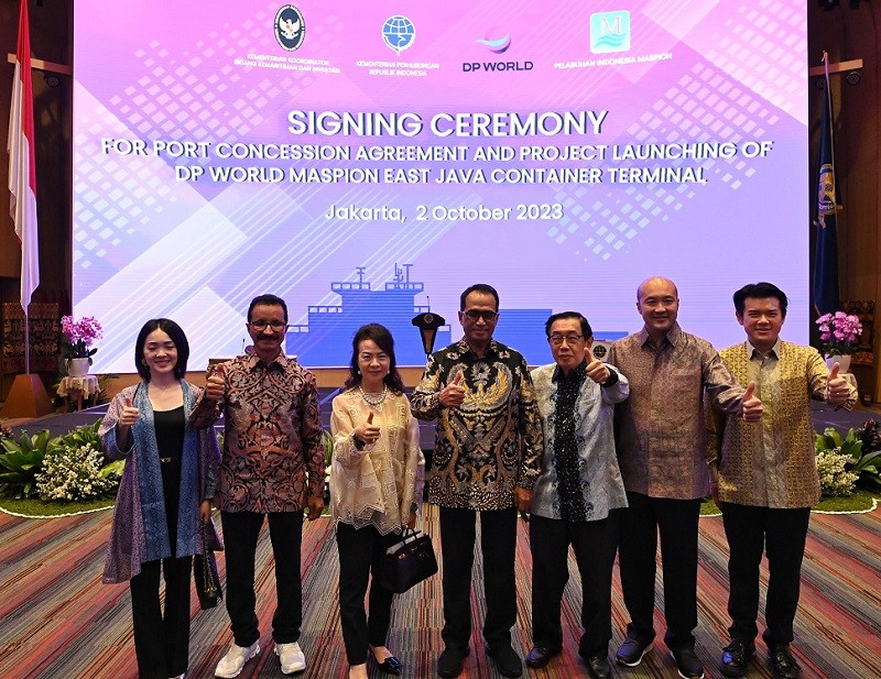 DP World Dubai dan Maspion Group Bangun Terminal Peti Kemas Kelas Dunia di Jawa Timur