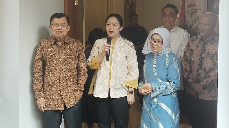 Puan-JK Bahas Situasi Bangsa dan Pilpres 2024 Sambil Santap Coto Makassar