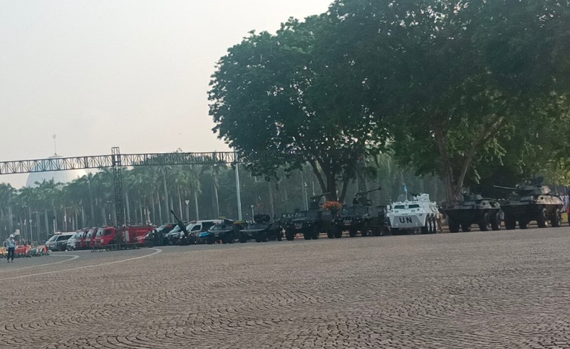 HUT TNI, Ini Penampakan Alutsista yang Akan Konvoi dari Monas ke Bundaran HI