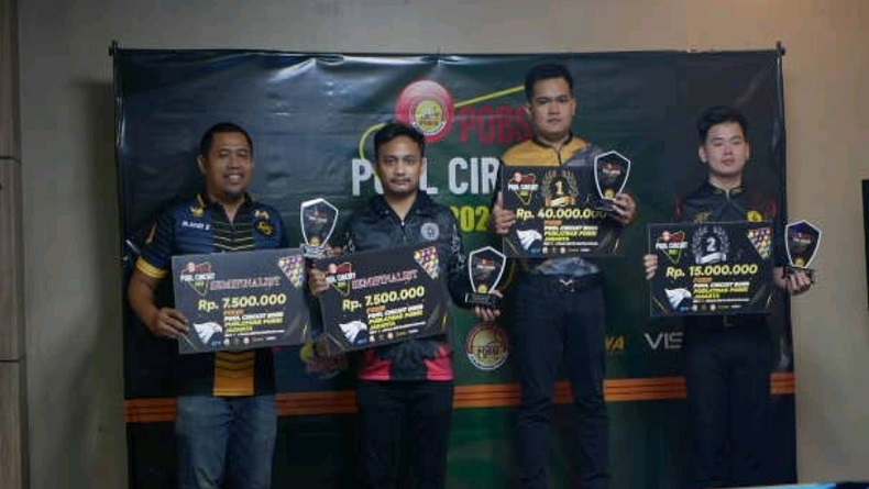 Ismail Kadir Juara POBSI Pool Circuit 2023 Seri V Balikpapan usai Tumbangkan Andri