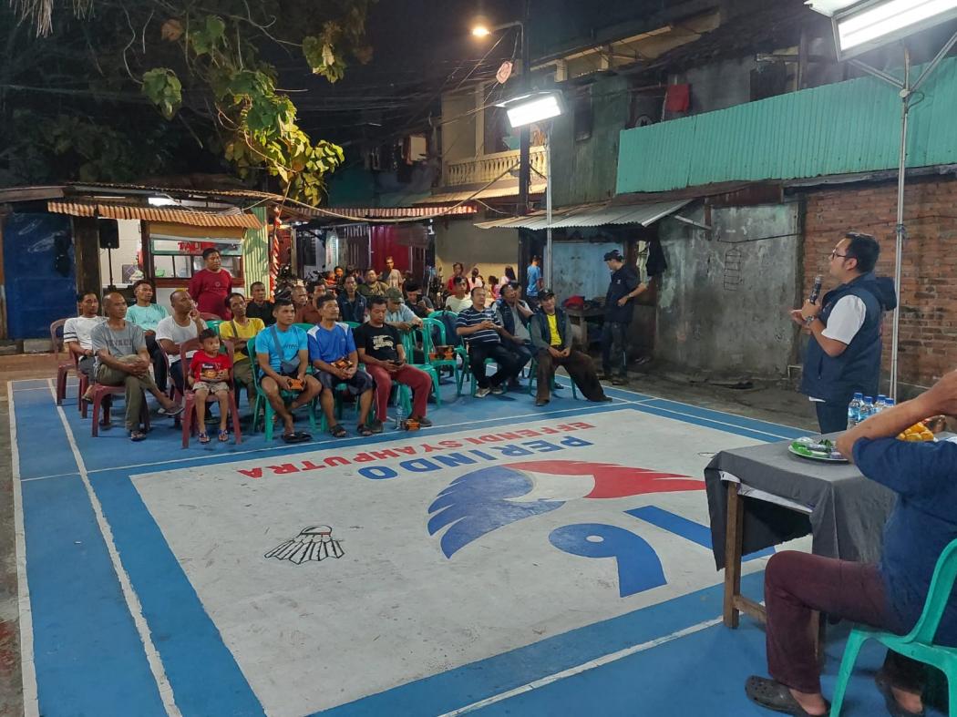 Perindo DKI Jakarta Resmikan Lapangan Bulu Tangkis di Kebayoran Lama