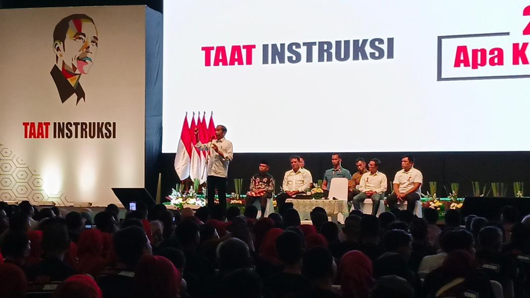 Presiden Jokowi Minta Relawan Jadi Sistem Pendingin agar Pemilu 2024 Berjalan Damai
