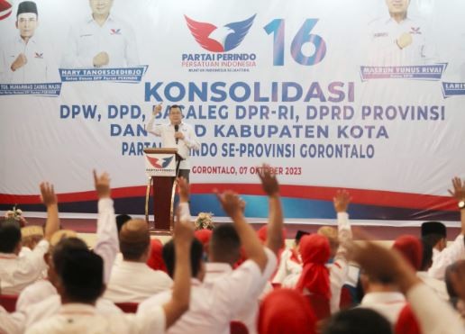 Pimpin Konsolidasi, Hary Tanoe Optimistis Partai Perindo Sulteng Raih 2 Digit Suara pada Pemilu 2024