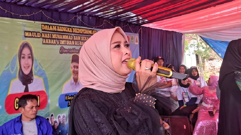 Gita KDI Meriahkan Acara Konsolidasi Dukungan Ganjar Pranowo di Garut