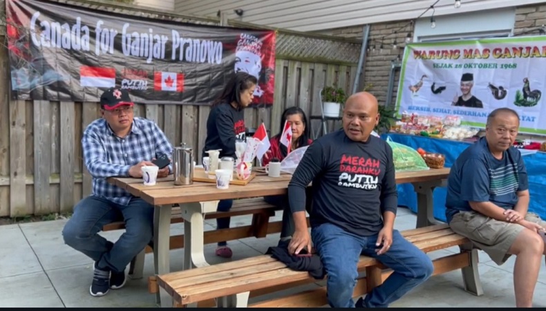 WNI Buka Warung Mas Ganjar di AS dan Kanada: Mengajak Memilih Pemimpin Bersih-Merakyat