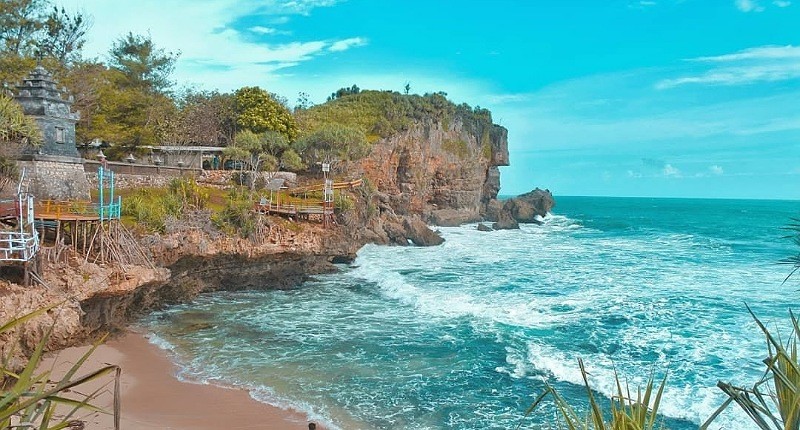 Kampung Unik di Gunungkidul Punya Suasana seperti Bali, Ada Pantai dan Pura Eksotis