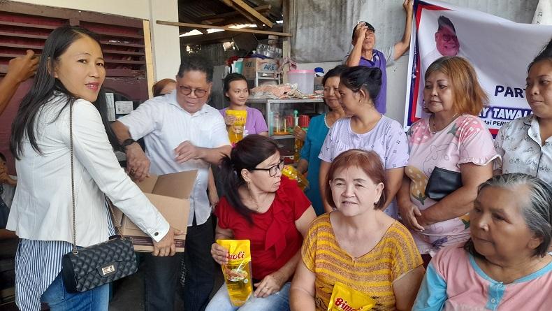 Pelaku UMKM di Manado Ucap Syukur Berkali-kali Dapat Bantuan dari Partai Perindo