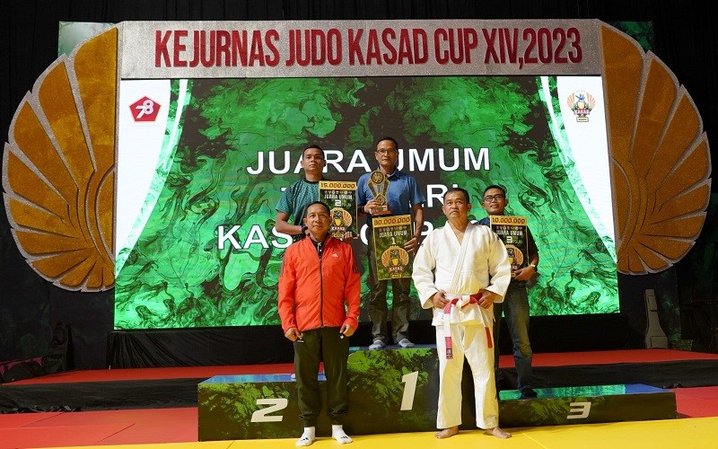 Kejurnas Judo Kasad Cup 2023 Ditutup, Pengprov DKI Jakarta Juara Umum
