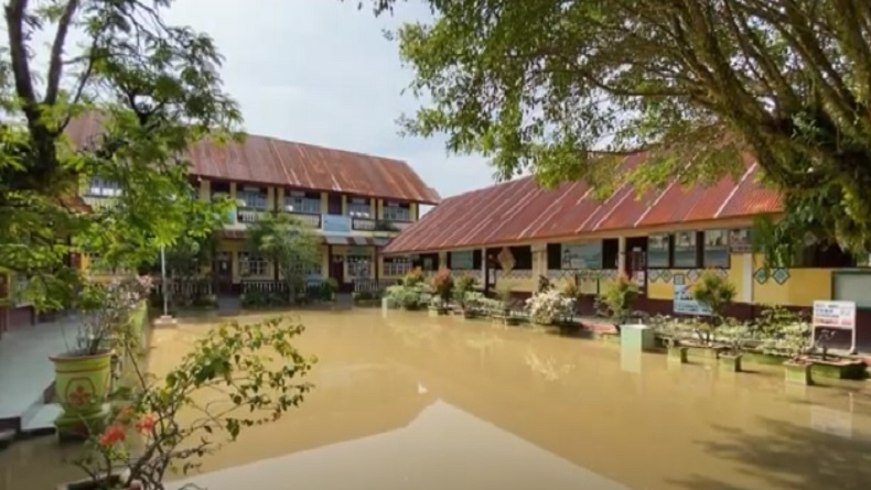 Banjir Susulan Kembali Genangi Aceh Utara, Sejumlah Sekolah Diliburkan