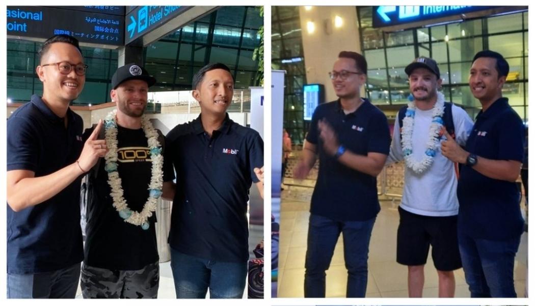 2 Pembalap KTM Brad Binder dan Jack Miller Mendarat di Jakarta, Siap Hadapi Cuaca Panas