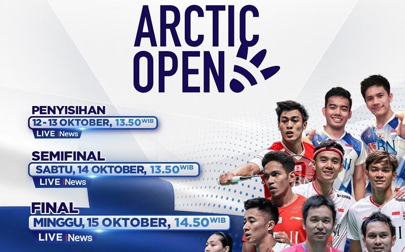 Menuju 16 Besar Arctic Open 2023: Chico dan Vito Siap Beraksi, Live di iNews