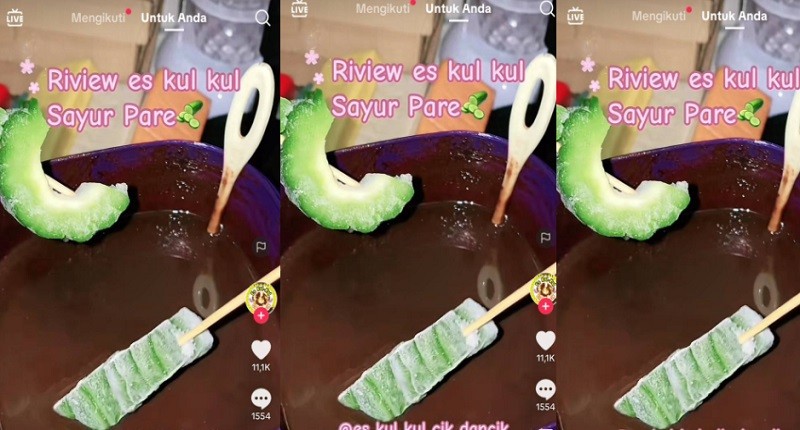 Unik, Pare Dibuat Jadi Es Kul-Kul Dibalut Cokelat, Berani Coba?