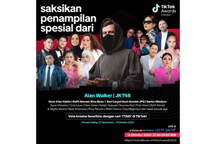 Siap Digelar, Ini Deretan Nominasi TikTok Awards Indonesia 2023 