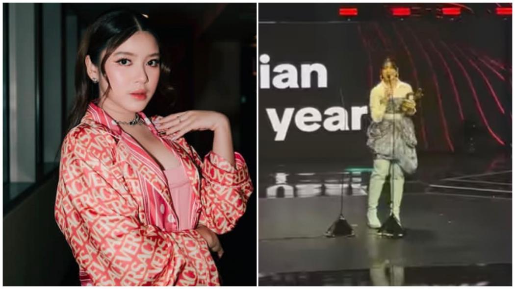 Kalahkan Happy Asmara, Tiara Andini Bawa Pulang Piala TikTok Awards 2023