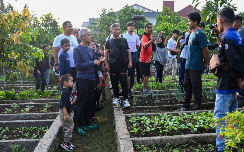 Ganjar Pranowo Temui Jimmy Hantu Foundation di Bogor, Ngobrol soal Ketahanan Pangan