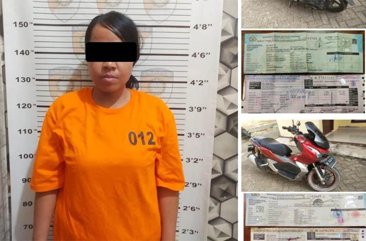 Dikasih Pinjaman, Perempuan Lampung Ini Gelapkan Motor Tetangga