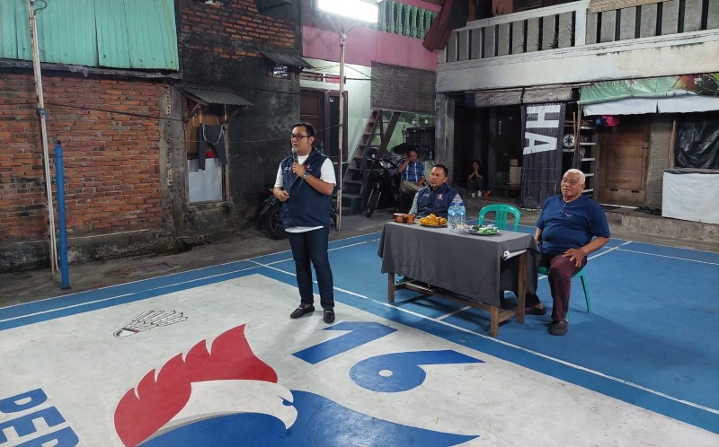 Partai Perindo DKI Resmikan Lapangan Bulutangkis di Kebayoran Lama, Dukung Warga Berolahraga