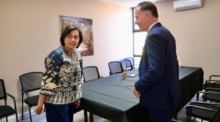 Senangnya Sri Mulyani Bertemu Kawan Lama setelah Tak Bertemu 22 Tahun, Ini Momennya