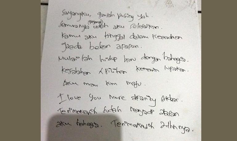 Merinding, Ini Pesan Terakhir Mahasiswi yang Tewas di Kos Bulusan untuk Sang Kekasih 